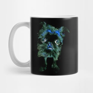 Friendly Halloween Hairball Monster Mug